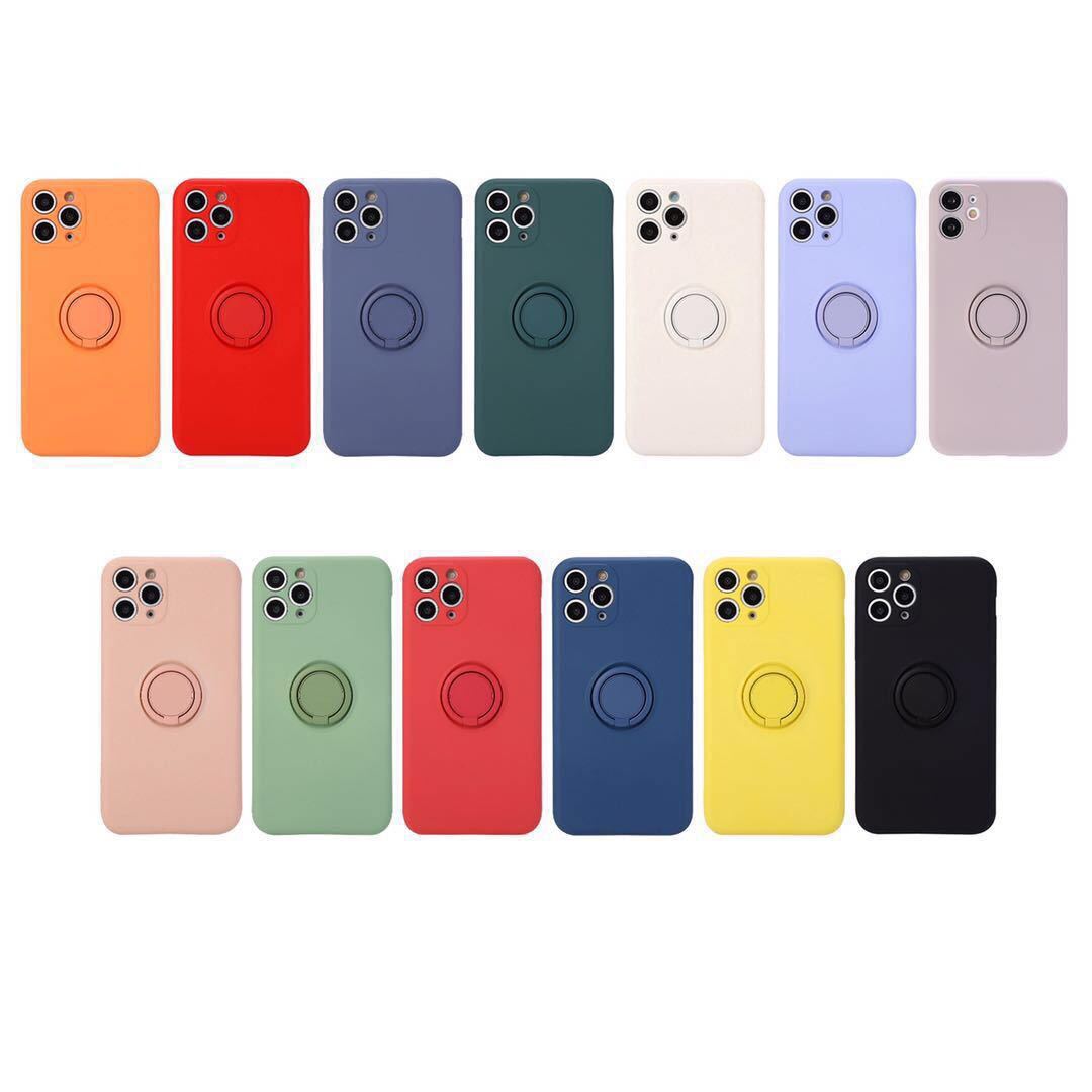 適用iPhone17手機殼蘋果15液態矽膠創意支架指環16精孔全包保護套 5