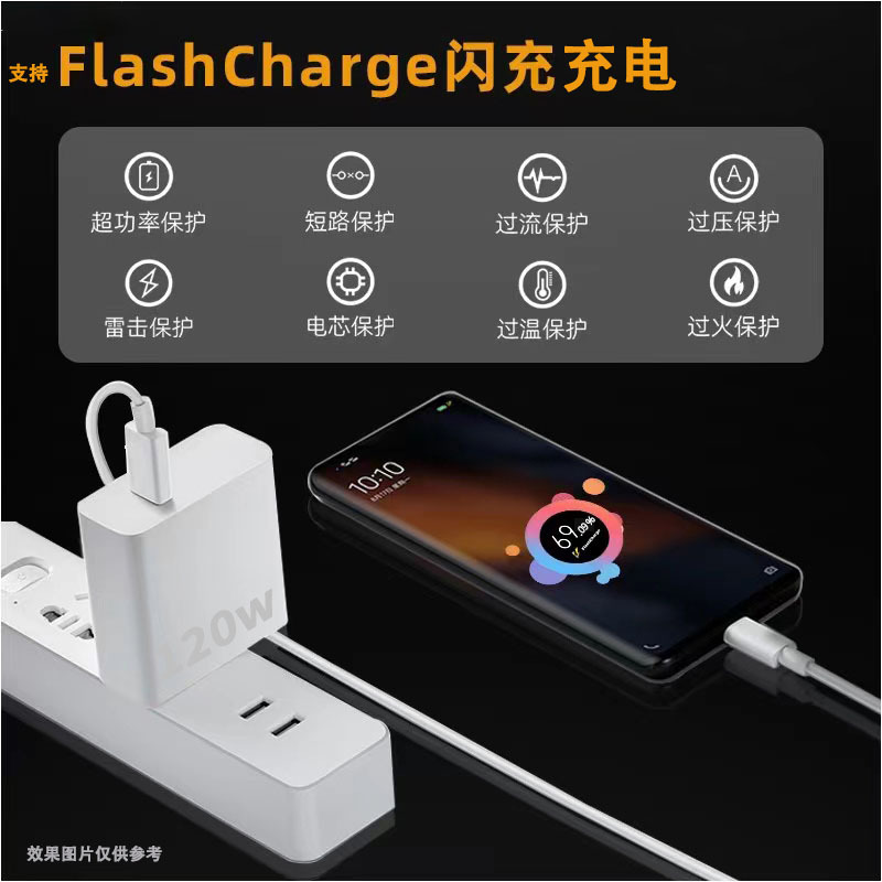 適用vivoiqoo9pro充電器X90s/Z8/Z7/neo8/10Pro充電頭/120W數據線 2