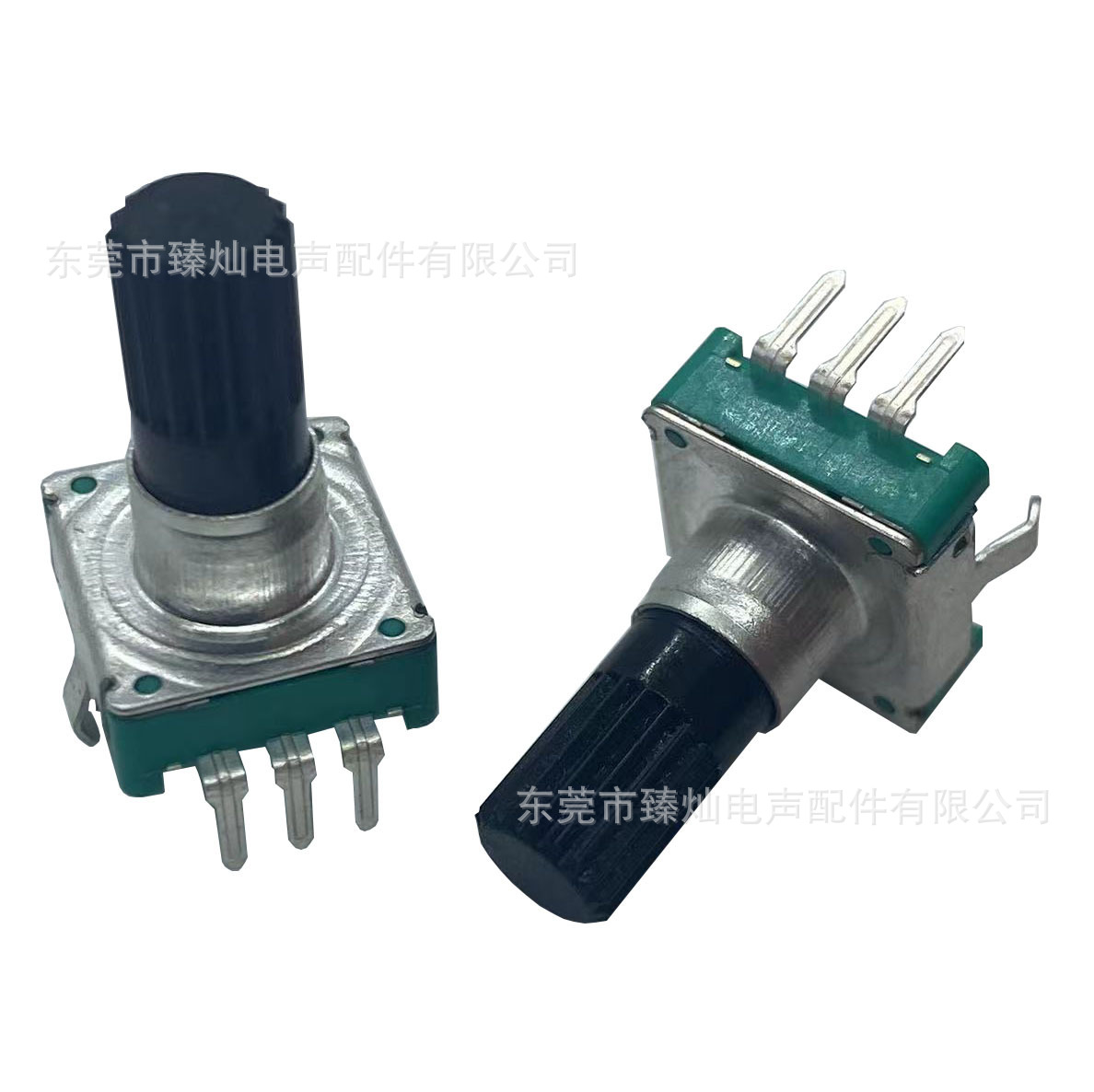 EC11增量型編碼器 帶開關塑膠柄12脈衝 檯燈直播燈數字定位旋鈕 5