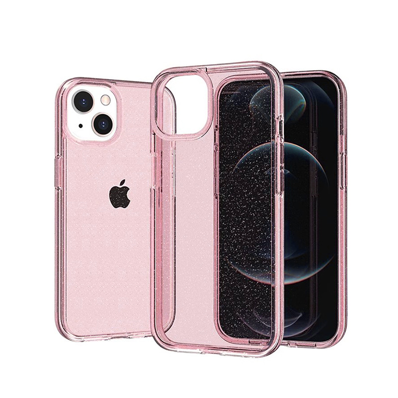 簡約適用蘋果16Promax閃粉15手機殼iphone18 Pro透明13/17保護套 5