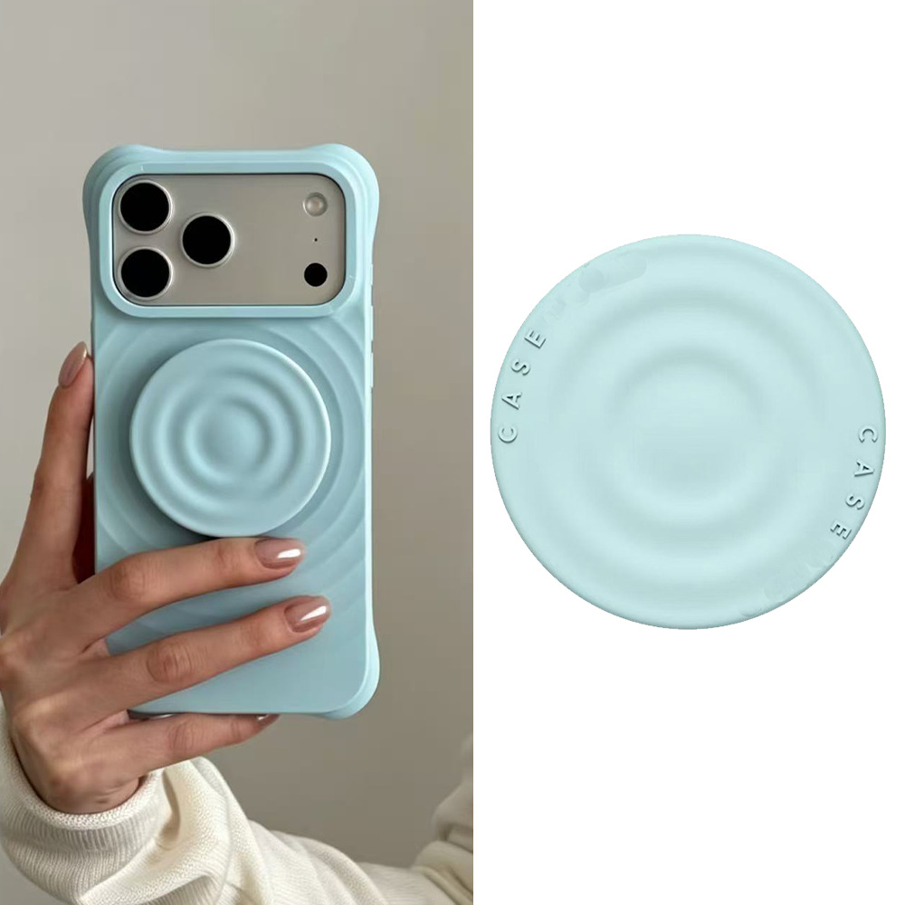 Case【高品質】波漾手機支架彩色白色強力磁吸iphone17pm