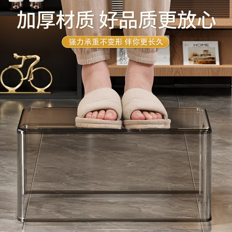 桌面輕奢亞克力收納盒桌面透明護膚品化妝品收納筐零食雜物整理盒 4