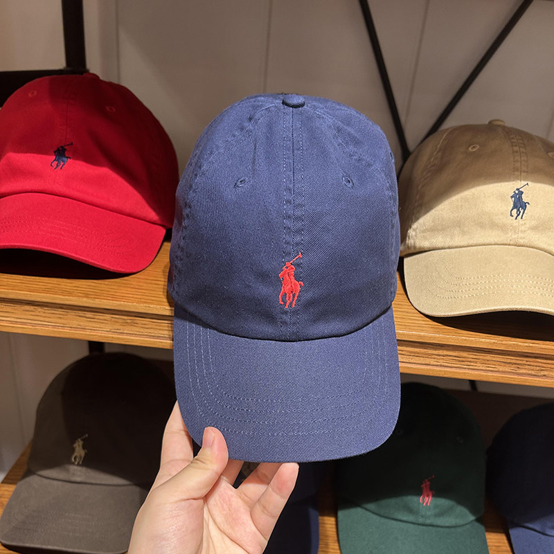 可掃碼拉夫帽子男女同款polo保羅棒球帽遮陽顯臉小馬標潮牌鴨舌帽 3