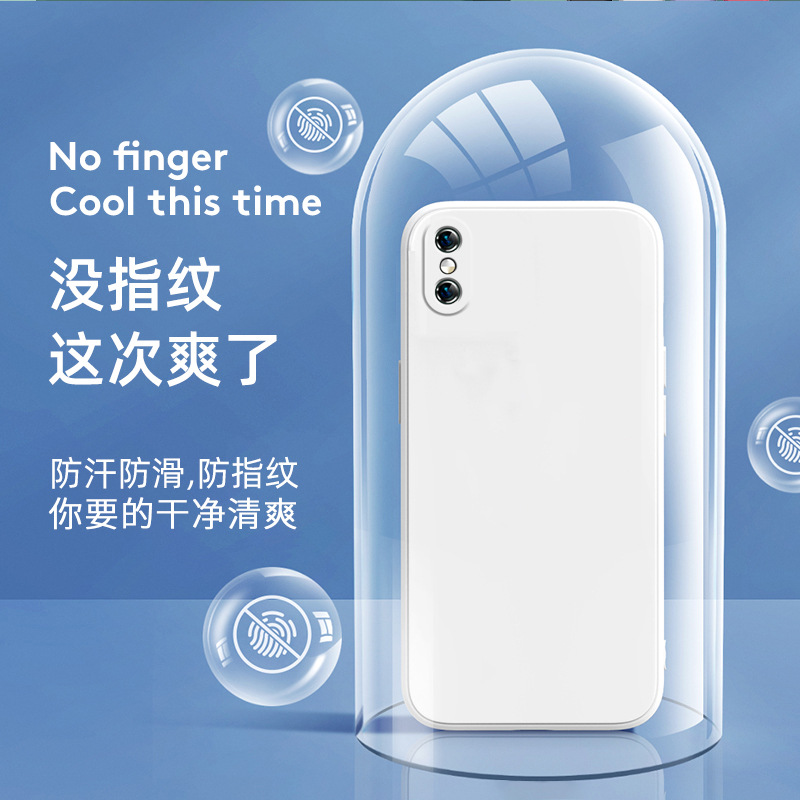 適用蘋果x手機殼iPhoneX保護套iponex新款ipx液態矽膠ix外殼純色 3