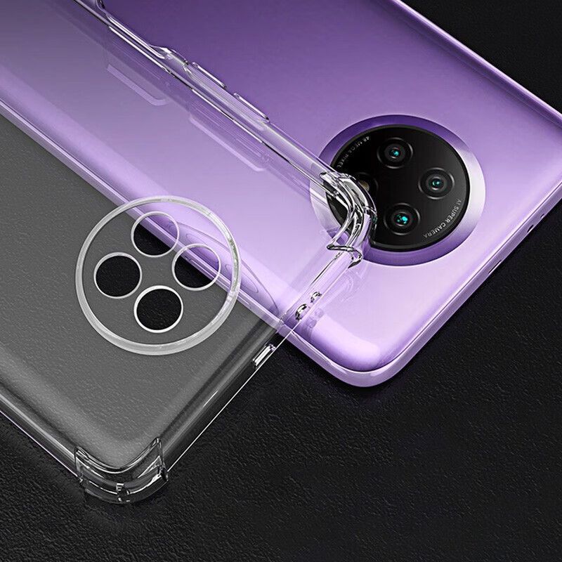 適用Redmi紅米note9防摔殼5g氣囊四角全包透明保護殼矽膠軟殼新款 5