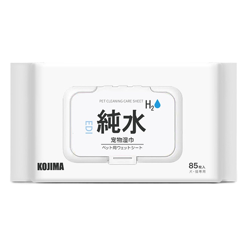 日本KOJIMA寵物溼巾貓咪去淚痕溼巾狗溼巾紙純水溼巾清潔用品 6