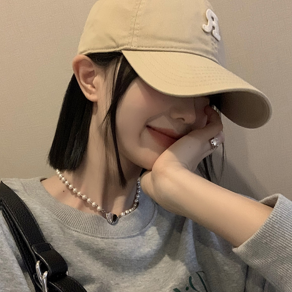 2025新款棒球帽炭灰色硬頂鴨舌帽男女帽子韓版遮陽帽大頭圍太陽帽 4