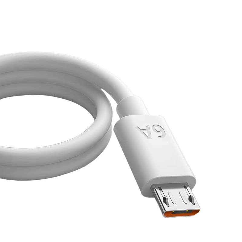 6A安卓快充數據線適用V8梯形插口手機MicroUSB充電線手機數據線 5