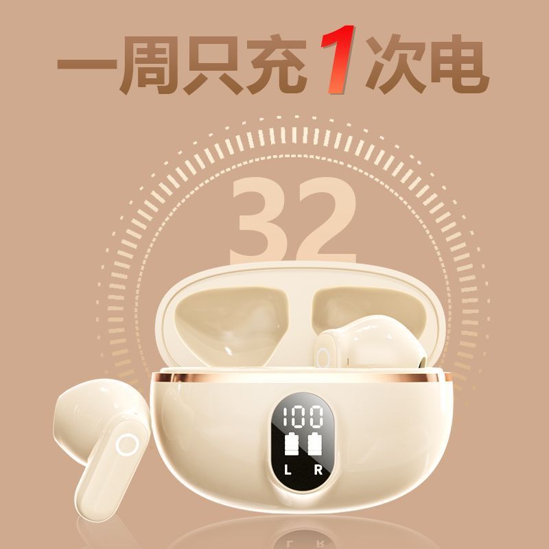 新款TWS無線藍牙耳機NE-110數顯高音質半入耳運動真降噪藍牙 2