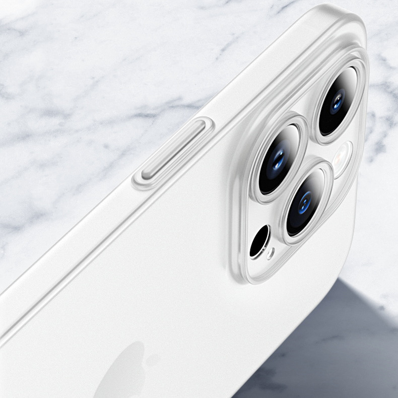 適用精孔大孔蘋果iphone1213141516promax二代pp超薄磨砂手機殼 4