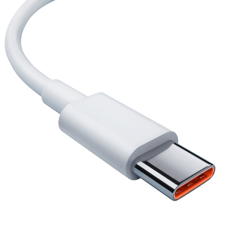 120W數據線K40適用小米12pro紅米K50電競版6A極速閃充typec充電線 5