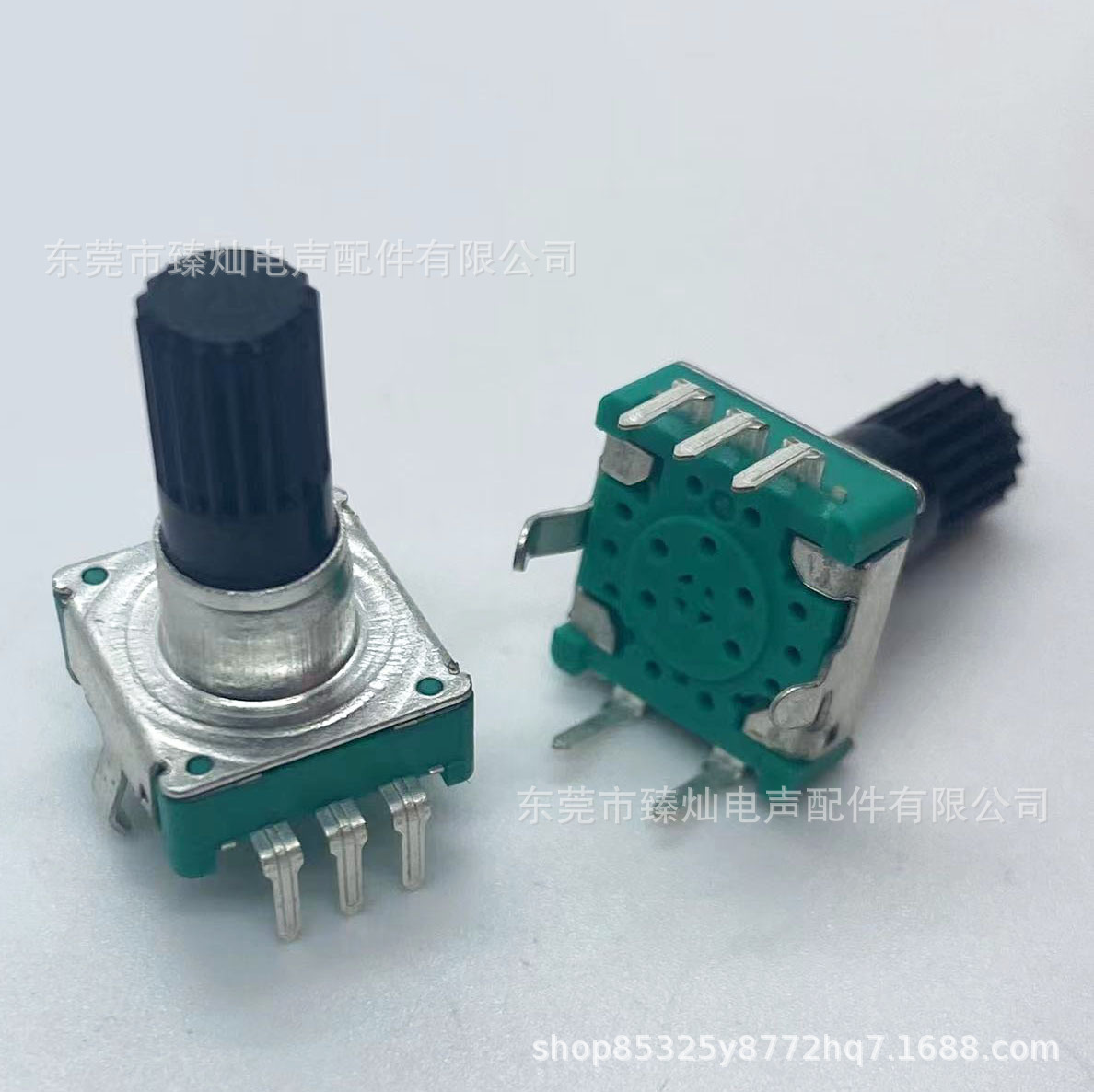 EC11增量型編碼器 帶開關塑膠柄12脈衝 檯燈直播燈數字定位旋鈕 2