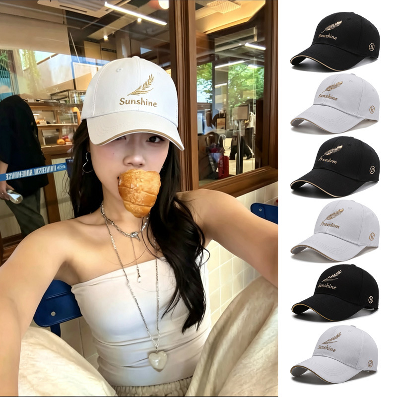 男士帽子四季新款韓版棒球帽時尚休閒百搭鴨舌帽女戶外防曬遮陽帽