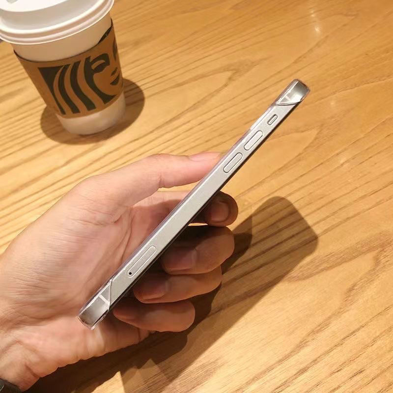 無邊框透明精孔手機殼蘋果18promax適用於iPhone17透明PC硬殼現貨 3