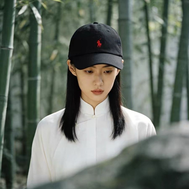 可掃碼RL拉夫帽子女士鴨舌帽小馬標刺繡灰色軟頂男polo保羅棒球帽 3