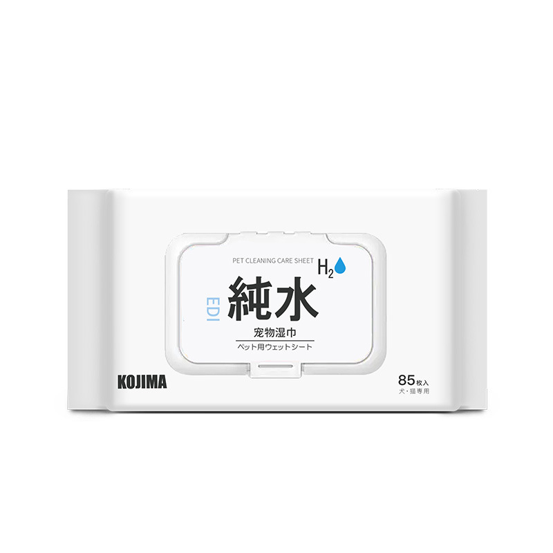 日本KOJIMA寵物溼巾貓咪去淚痕溼巾狗溼巾紙純水溼巾清潔用品 5