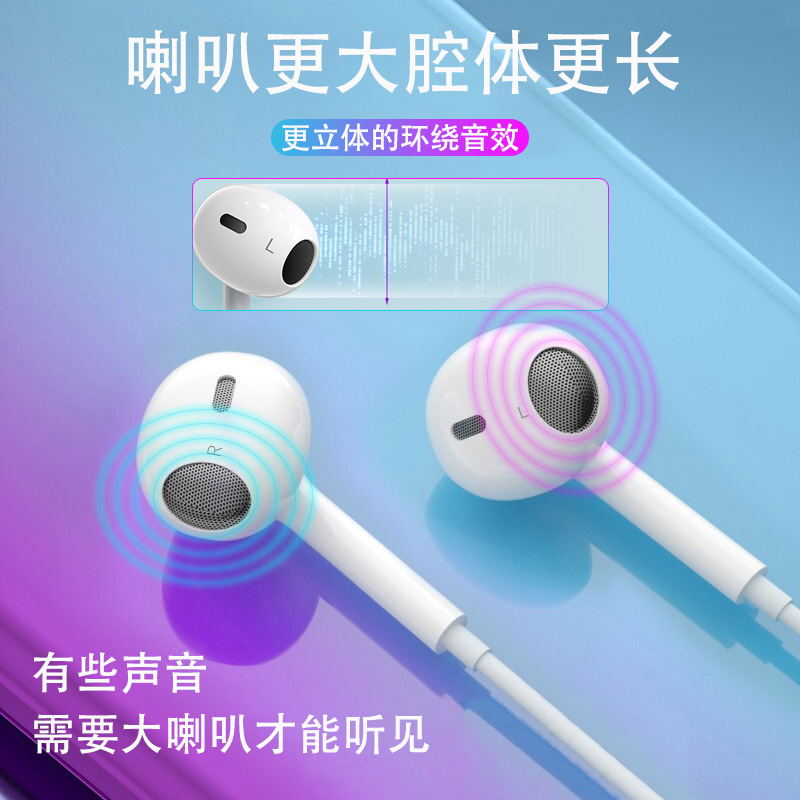 適用lighting蘋果iPhone14/13/12線控手機有線入耳式iPhone11耳機 4