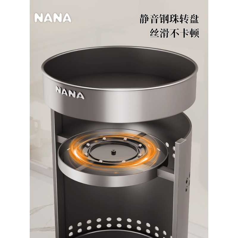 旋轉調料置物架廚房用品調味品架子家用新款檯面轉角轉角收納架盒 4