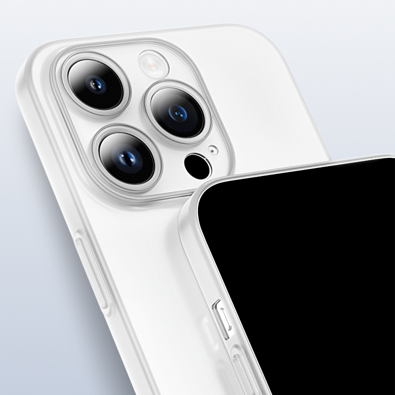 適用精孔大孔蘋果iphone1213141516promax二代pp超薄磨砂手機殼 3