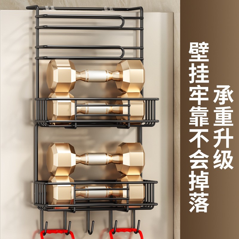 冰箱側面線條置物架廚房用品多層收納掛架冰箱側壁保鮮膜多層掛架 4