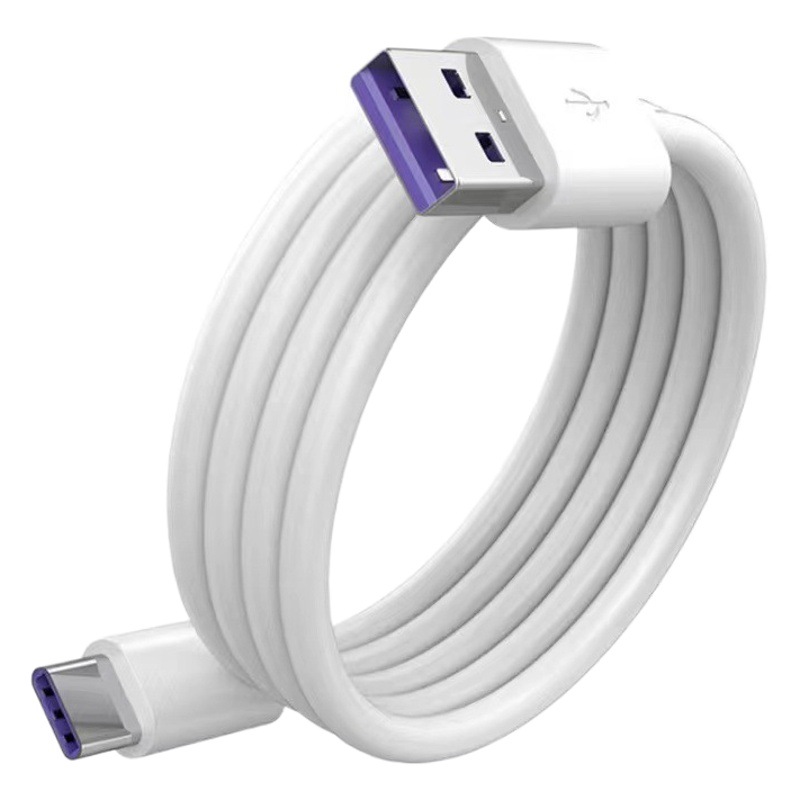 適用蘋果安卓華為手機過5A超級快充數據線type-c加長1-2米充電線 6