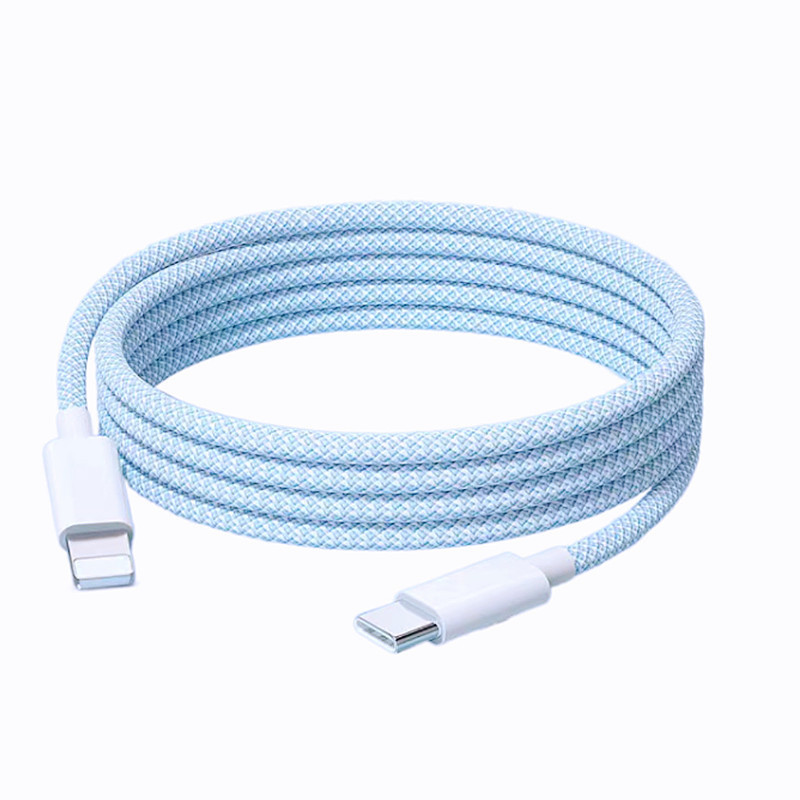 適用蘋果數據線iPhone8/11/12/快充手機充電線13/xs/6編織PD快充 5