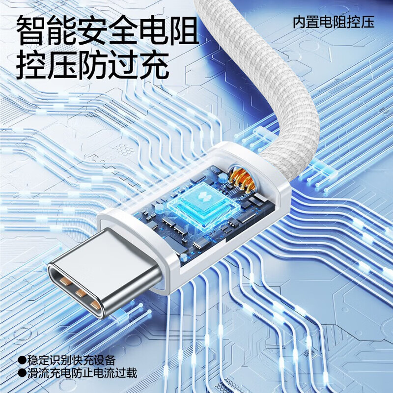 適用於蘋果16手機快充線編織雙c口typec充電線彩色pd快充15數據線 4