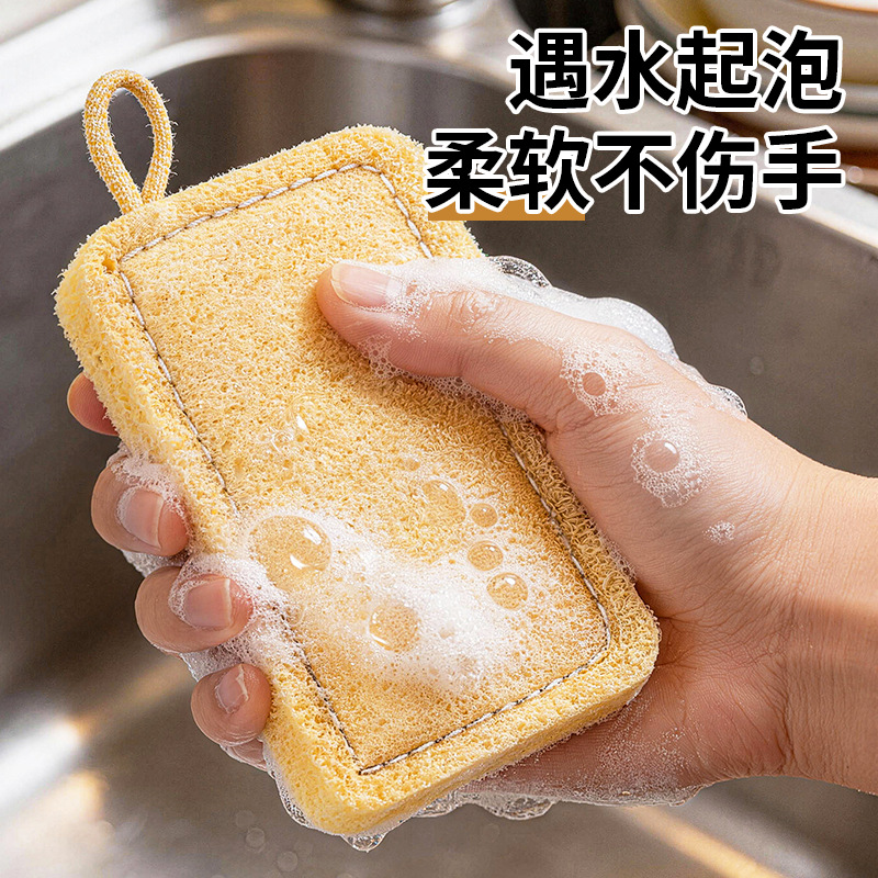 天然絲瓜絡洗碗百潔布廚房專用刷鍋神器絲瓜瓤洗碗海綿擦刷碗神器 3