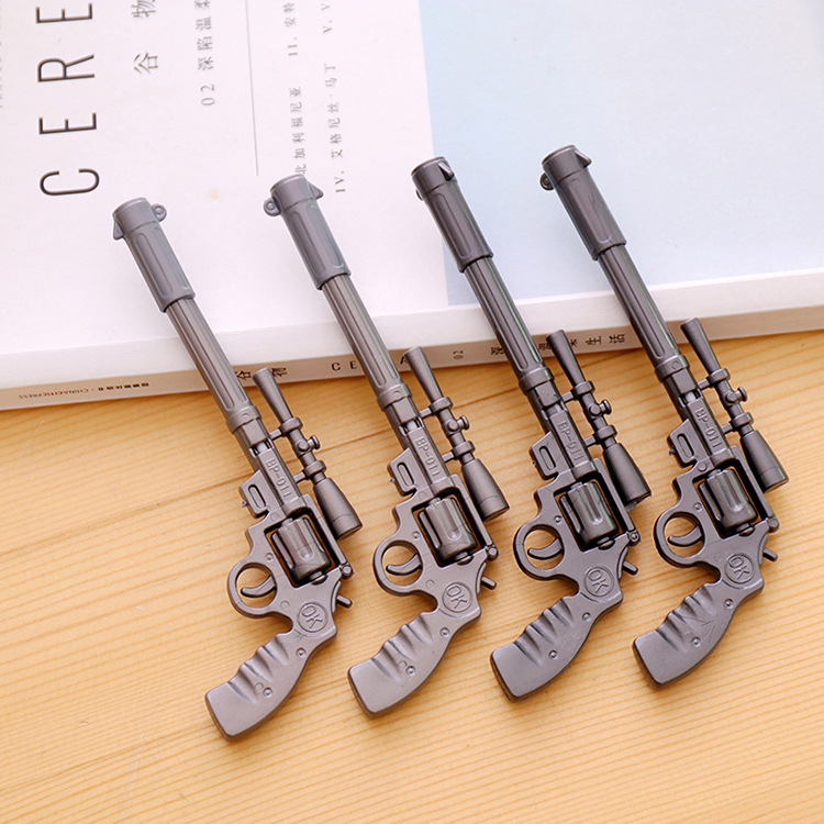 日韓國創意文具批發 穿越火線左輪手槍圓珠筆 學生玩具武器筆 2