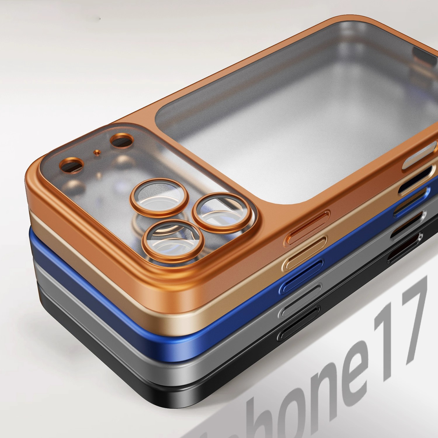 適用iPhone18promax手機殼超薄磨砂散熱蘋果17鏡頭膜全包防摔硬殼 2