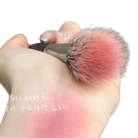 放羊毛點彩刷腮紅刷遮瑕刷大號滄州動物毛軟毛美妝化妝刷一支便攜 5
