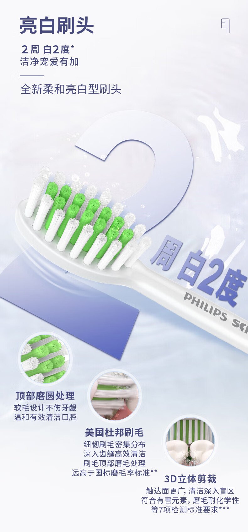飛利浦 Sonicare 無線電動牙刷 HX2461-04（簡約粉玫瑰金款） detail 3
