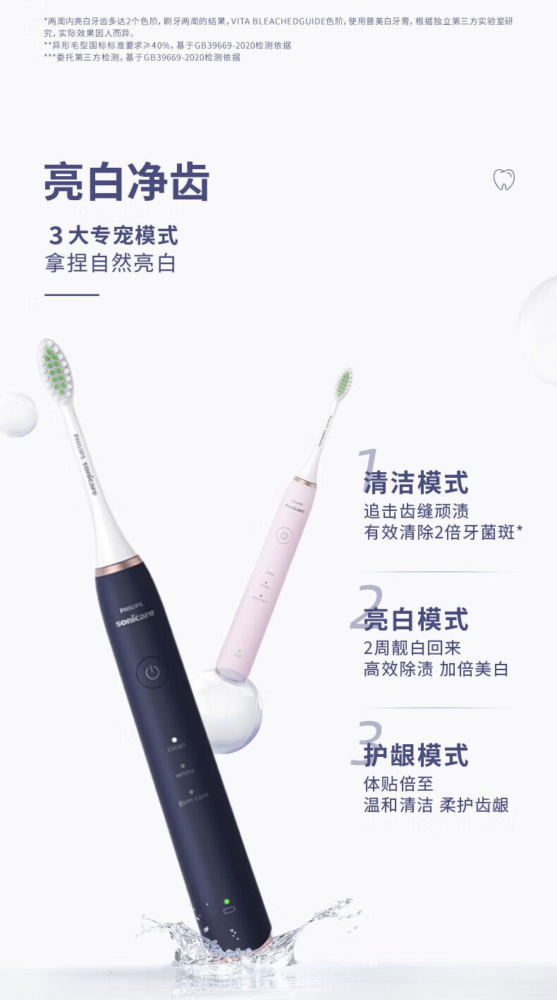 飛利浦 Sonicare 無線電動牙刷 HX2461-04（簡約粉玫瑰金款） detail 4