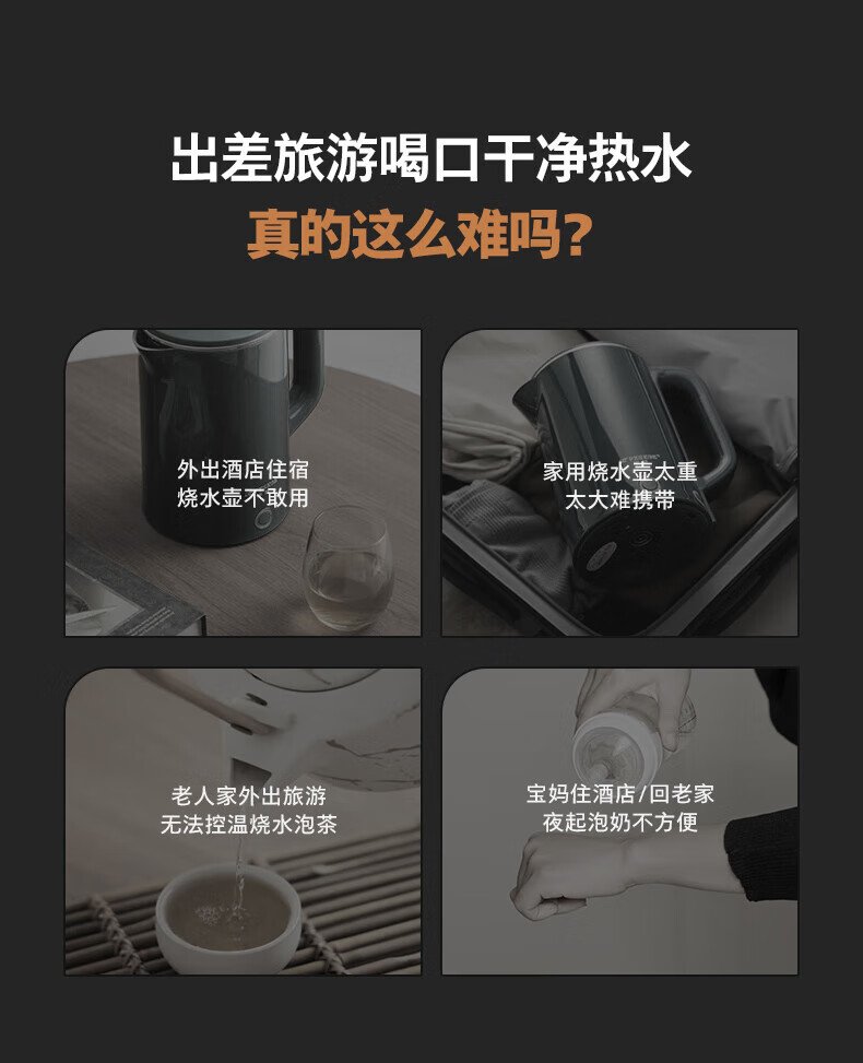 飛利浦智能燒水保溫杯 AWP2799BK｜350ml四檔精準控溫・12小時智能恆溫・316食品級雙層不鏽鋼內膽 detail 4