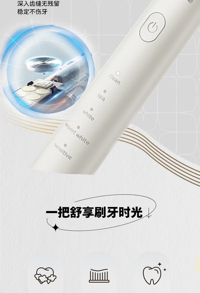 飛利浦 Sonicare 電動牙刷 HX2491/01｜30,000次/分鐘聲波震動｜智能壓力感應｜多模式護齒系統（含便攜充電旅行盒） detail 6