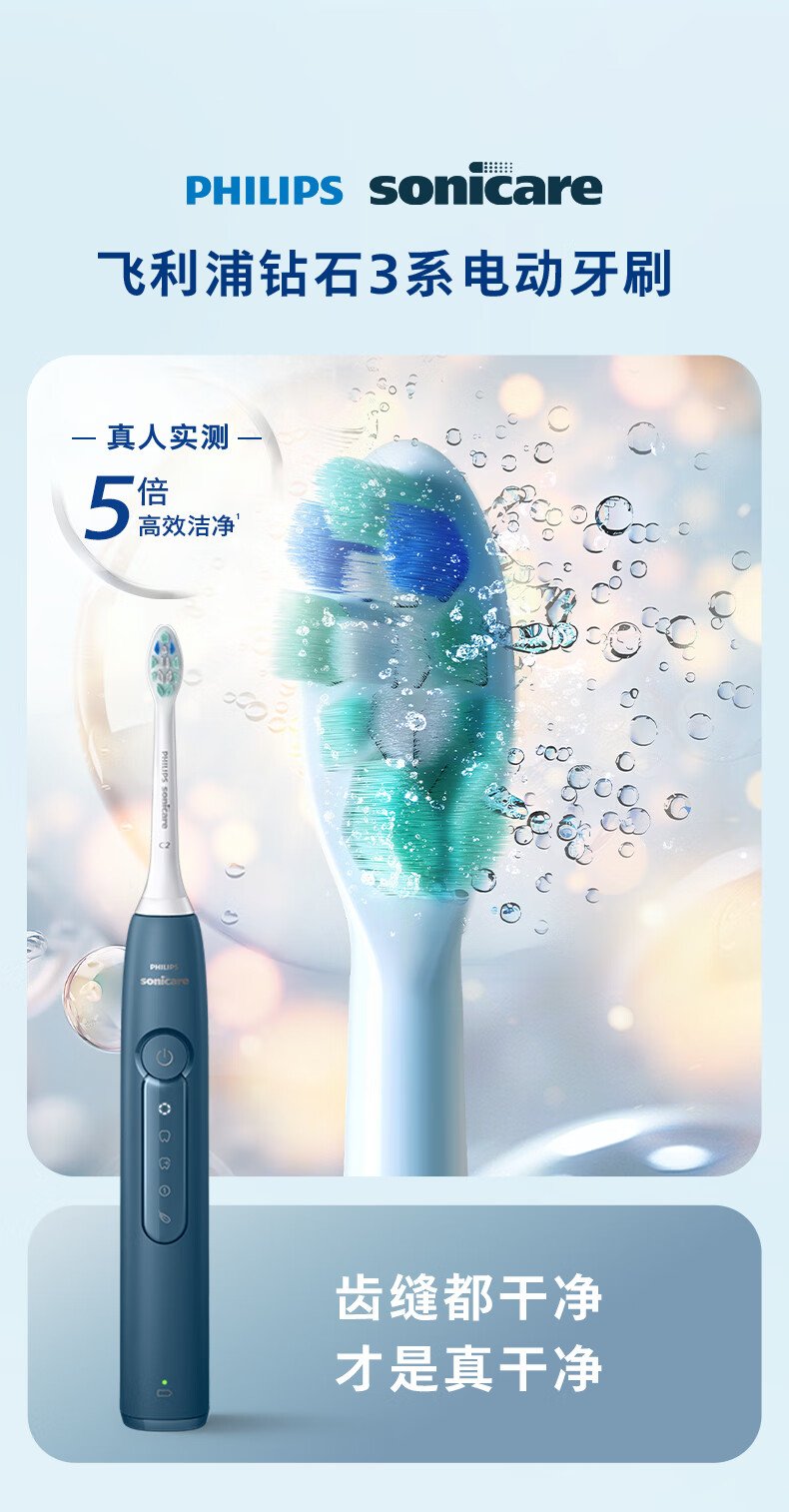 飛利浦 Sonicare 電動牙刷 HX5181/02 （星雲藍｜現代簡約設計｜超音波科學潔牙） detail 1