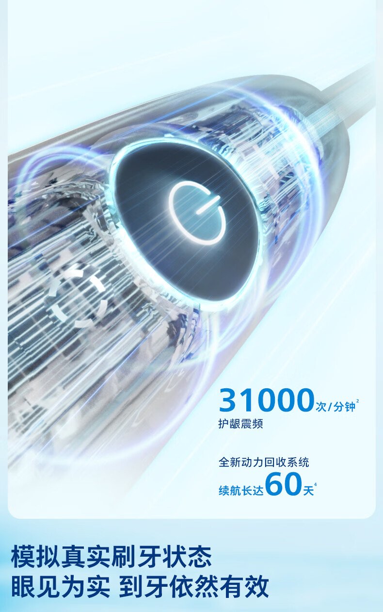 飛利浦 Sonicare 電動牙刷 HX5181/02 （星雲藍｜現代簡約設計｜超音波科學潔牙） detail 7